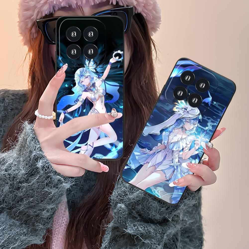 Wuthering Waves Shorekeeper Phone Case for Xiaomi 15 14 13 12 Mi 11 T Ultra Lite Pro S X 5G Colorful Printing Cover Luxury Cover