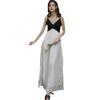 Seaside Vacation Chiffon Collar Suspender Dress Women's Travel Photo Clothes Fairy Off-the-shoulder Beach Dress