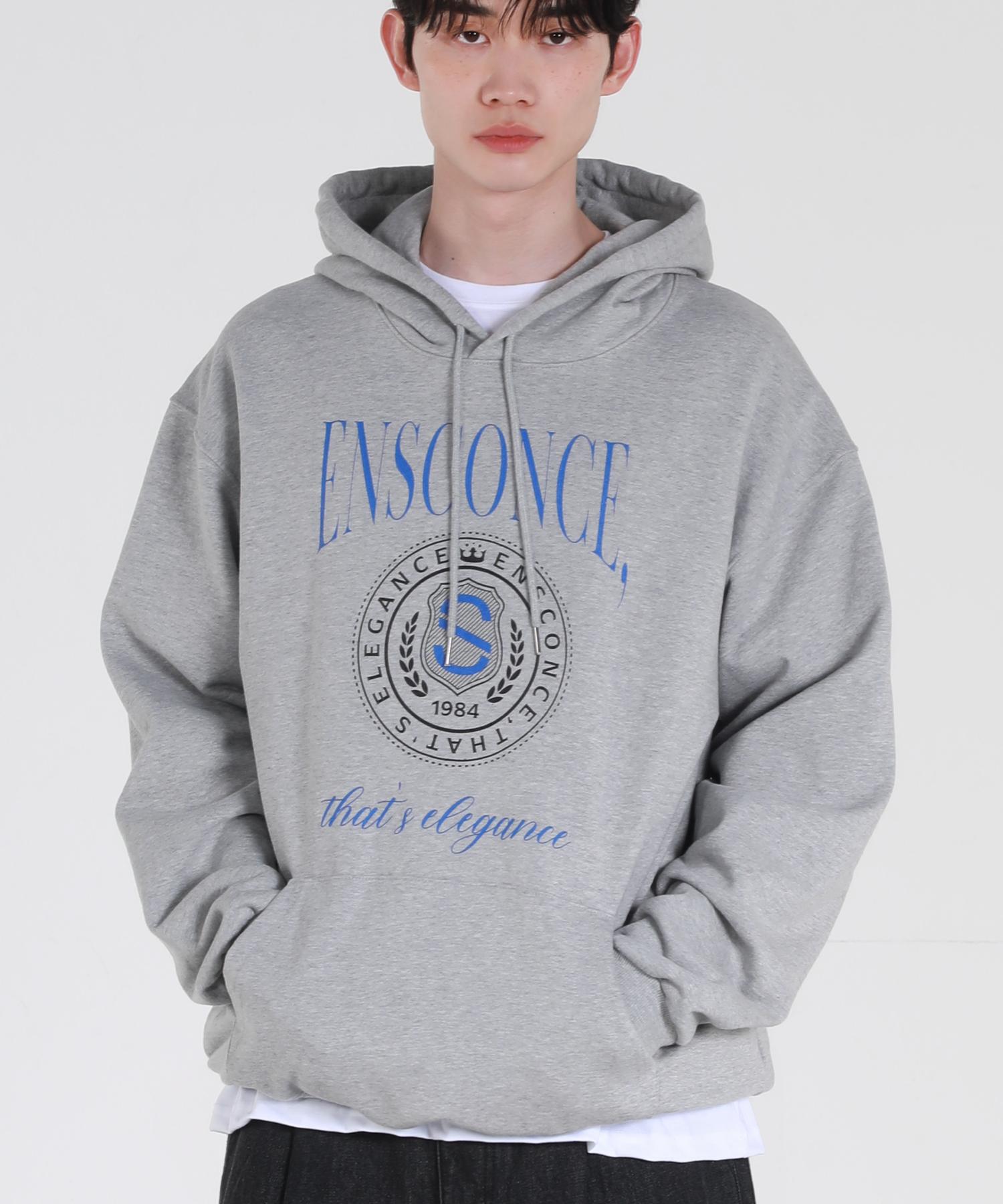Iesn Univ Of Esn Graphic Oversized Hoodie Gray L