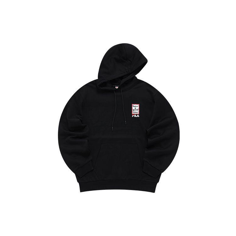 

FILA Have A Good Time Series Logo Print Sports Hoodie Unisex hoodies Black F11U149207F-BK M