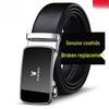 Playboy Men's Genuine Leather Automatic Buckle Belt - Business & Casual Fashion