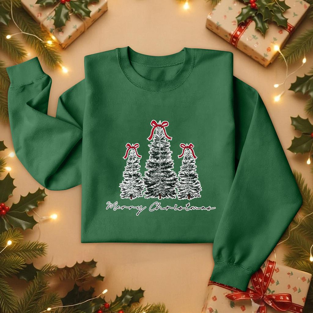 Christmas T-Shirts And Sweatshirts, Women'S Sweatshirts, Long-Sleeved Pullover Sweatshirts, Women'S Long-Sleeved Tops