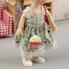 5Pcs Mini Doll Popcorn Crossbody Bag Dolls Hanging Neck Accessories Dollhouse Pendant Decoration Dolls Dress Up Toys
