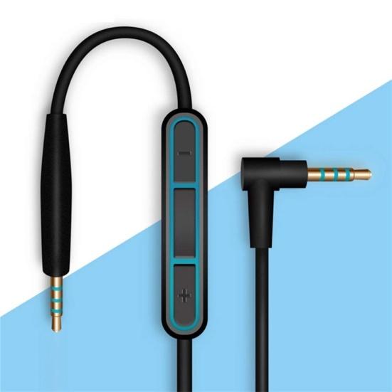 3.5mm to 2.5mm Headphone Audio Cable Wire with Mic for QC25 QC35 SoundTrue OE2