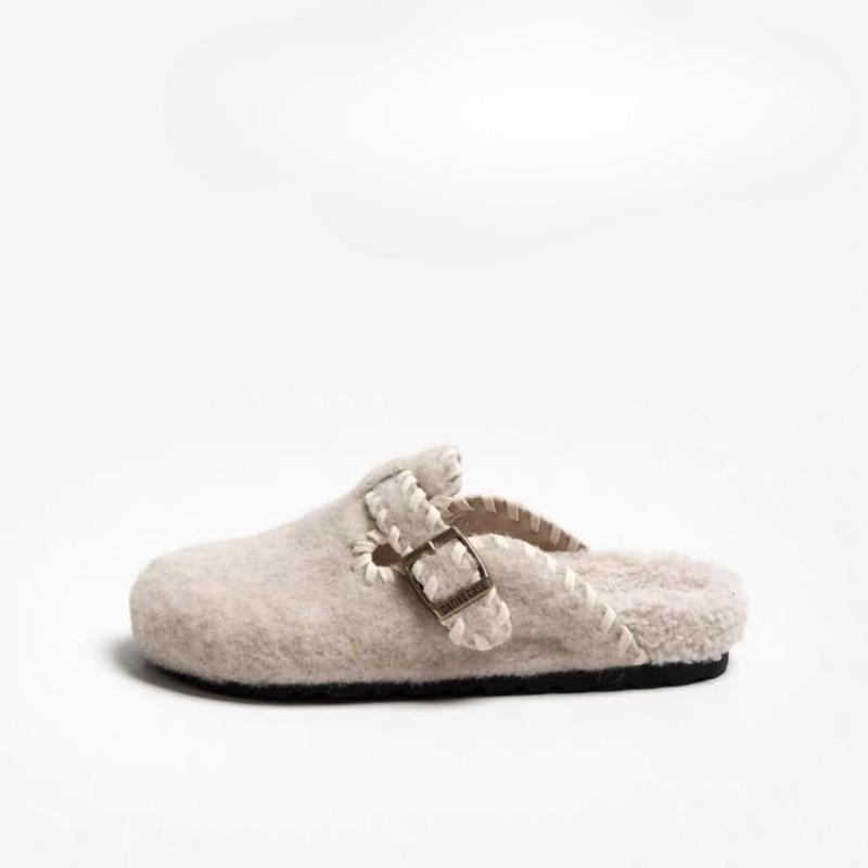 Half-slipper, Flip-top, New Women's Thick-soled One-foot Shoes