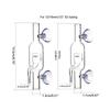 Glas Inline CO2 Diffusor für Aquarium Pflanzen für Tank Aquarium Zubehör Zubehör