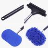 Telescopic Car Cleaning Brush Long Handle Car Wash Mop Microfiber Cleaner Tool