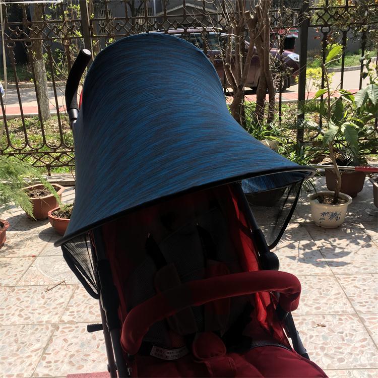 Canopy Pare-soleil Universel pour Poussette pour Bébé avec Protection Solaire Coupe-vent