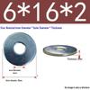 Galvanized Flat Metal Washer Spacer M3-M60