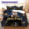 Set Copripiumino Trapuntato con Fantasia Salvatore Potter Federa Decorazione per la Casa Regalo (1 * copripiumino + 2 * federa, senza nucleo)