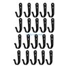 B0KB Carbon Steel Coat Hook Wall Mounted Towel Hanger Robe Hook with Screws
