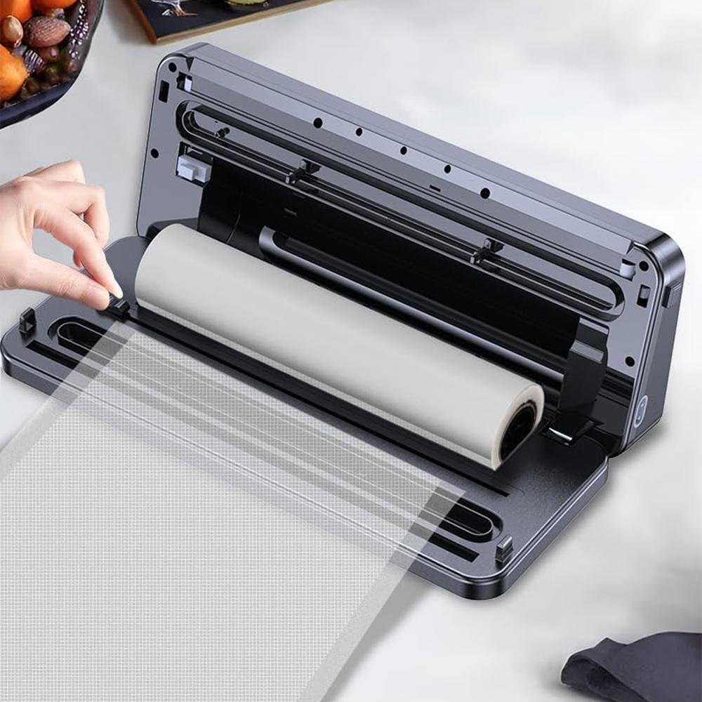 Stainless Steel Automatic Vacuum Food Sealer Machine with 30 Textured Bags