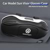 Car Glasses Case Sunglasses Storage Box Auto Interior Accessories For VW GTI Polo Passat Scirocco Golf Tiguan T-ROC Touareg zk4