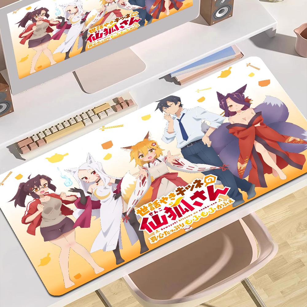 The Helpful Fox Senko-san Fashion Gamer Speed Mice Retail Small Rubber Mousepad Size For Keyboards Mat Boyfriend Gift