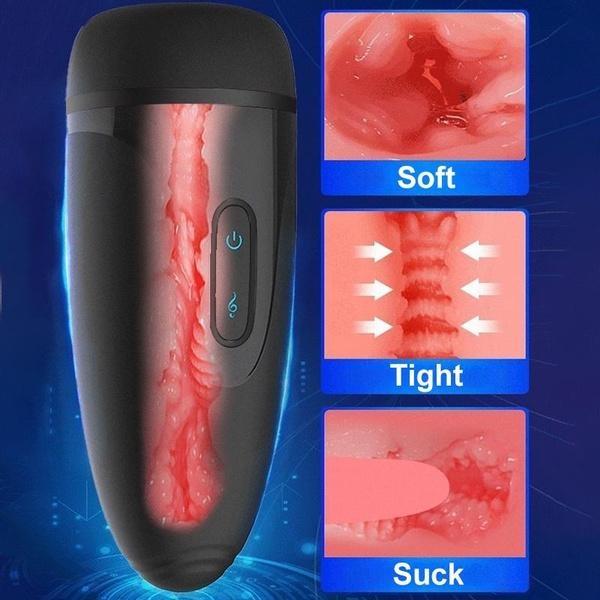 1pc Automatic Male Massager Sucking Vibrator, Electric Massage Cup Adult Products for Men
