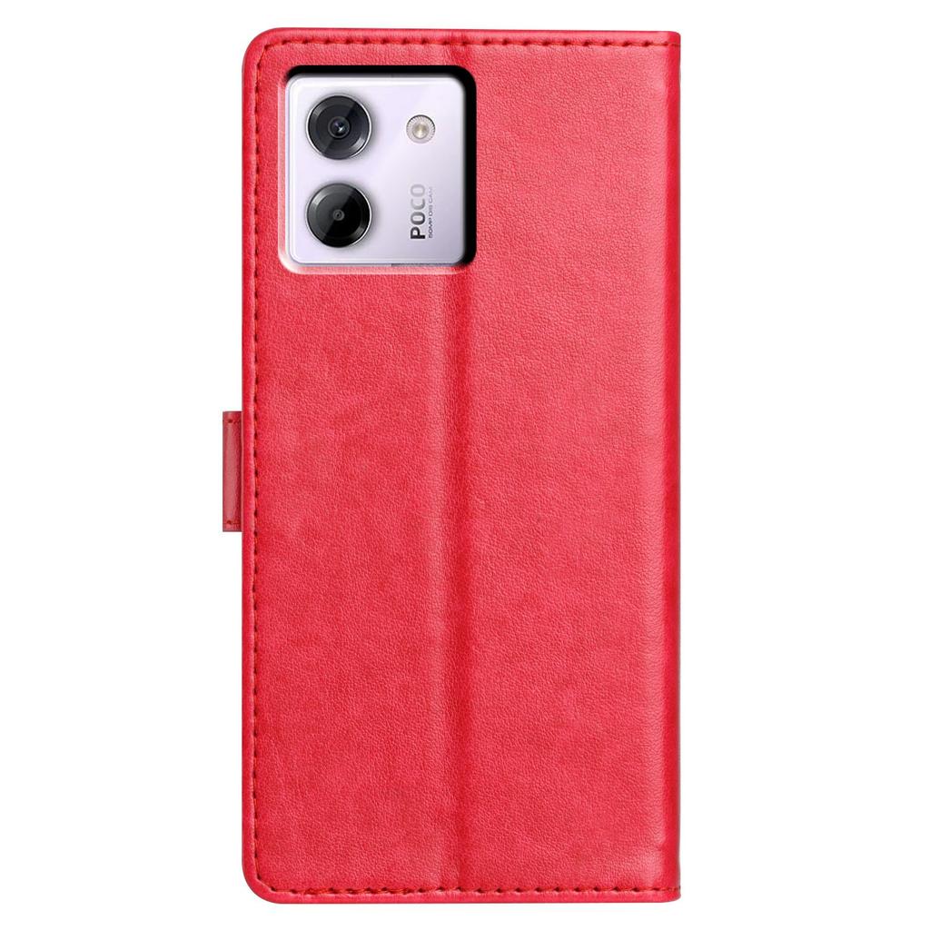 For Xiaomi Poco M7 Pro 5G Leather Case Wallet Stand Phone Cover with Handy Strap