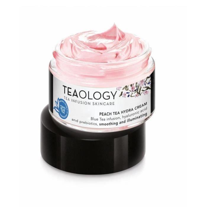 Crème - Teaology - Pêche - 50ml - Vegan - Tous types de peau