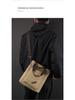 2024 Trendy Canvas Commuter Handbag - Large Capacity, Simple Shoulder & Messenger Bag