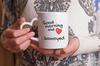 Samoyed, Bjelkier, Samoiedskaya Sobaka - Cup with a Dog, Adorable Cup with a Heart-shaped Handle, Universal Gift from the Art-Dog Brand