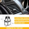 For Mitsubishi Lancer EVO X MR 2008-2015 Carbon Interior Trim Sticker Set Speedometer Window Lifting Storage Car Accessories