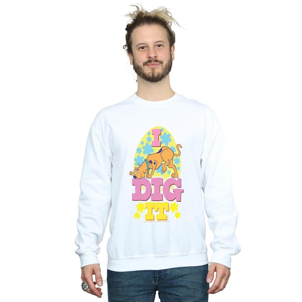 Scooby Doo Mens Easter I Dig It Sweatshirt