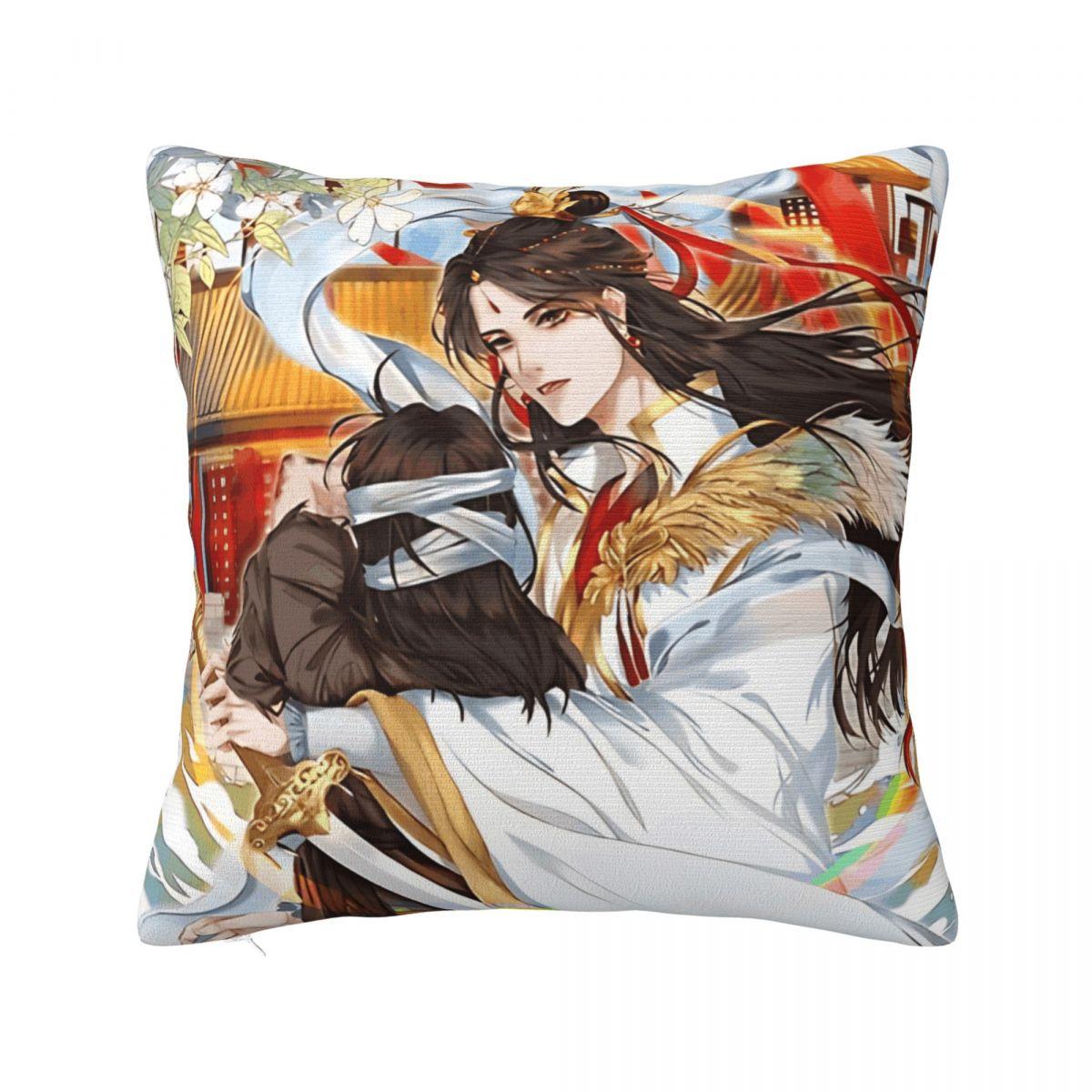 

Pillow Cover Heaven Official s Blessing Lover Custom Cushion Cover TGCF Vintage Pillow Case For Chair Sofa Home Pillowcases 30*30CM