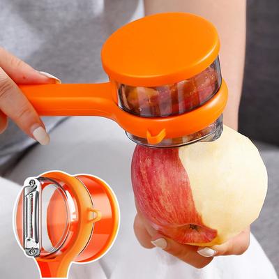 Vegetables Peeling Knife with Storage Box Manual Fruit Apple Peeling Cutter Potatoes Cucumber Shelling Tool Kitchen Accessories
