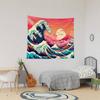 Japanese Art Kanagawa Customizable Tapestries Tapestries Of Various Styles, Anime-themed Wall Hangings, Celebrity Photo Printing