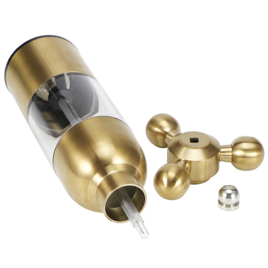 Stainless Steel Pepper Salt Spice Mill Grinder Seasoning Grinding Kitchen Tool for CookingGold