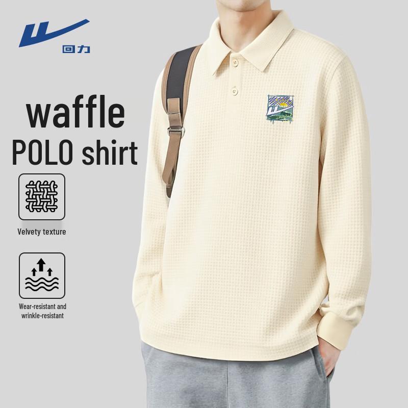 Warrior Unisex Waffle Long-Sleeve Polo Shirt 4XL