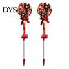 Solar Powered Outdoor Garden Lights 2Pcs Christmas Ball Light, Color Changing LED Stake with Automatic Dusk to Dawn 13 Beads, IP65 Waterproof