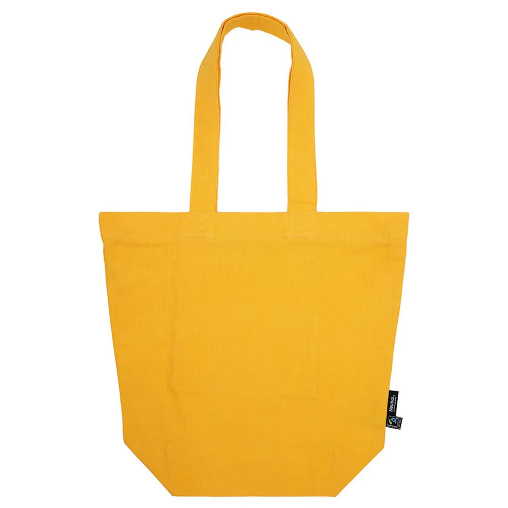 Neutral Panama Zipped Tote Bag