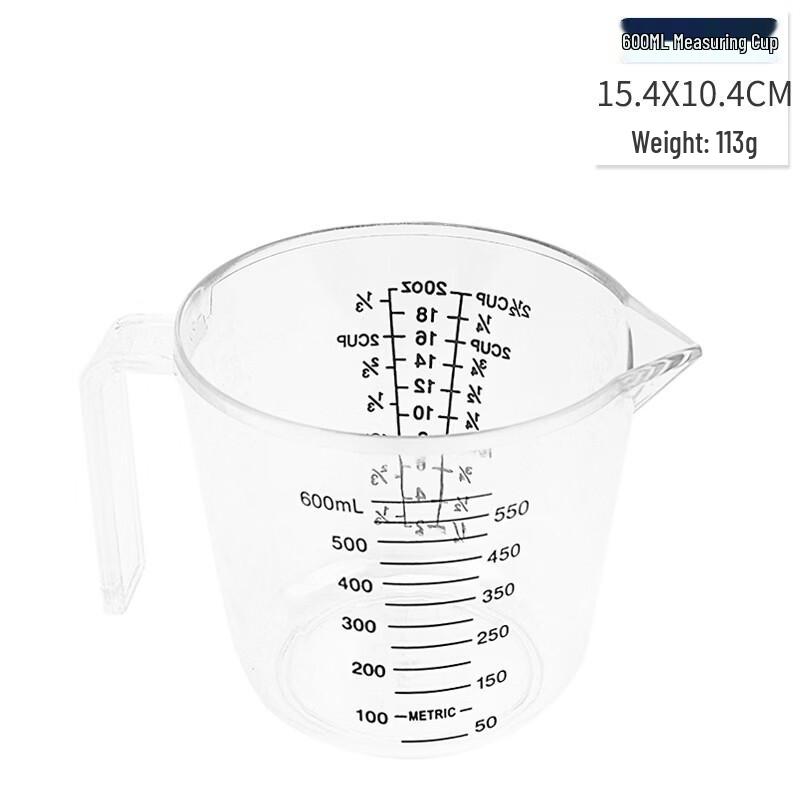 MDNG Transparent Plastic Measuring Cup Set