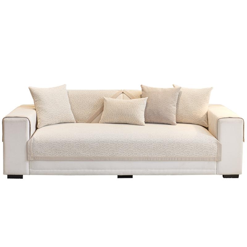 Chenille Jacquard Sofakissen Vier Jahreszeiten Universell Modern Leichter Luxus Kratzfest Einfach Leder Sofabezug Stoffbezug Kissenbezug