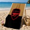 Arsenal Football Club Crest Printed Microfiber Beach Towel, Soft And Absorbent, Quick-Dry, Ideal for Summer Travel, Beach Essential, Swimming Pool