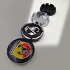 4pcs fiat Abarth 3D Logo Car Emblems 56mm/60mm Wheel Center Hub Caps Dust-Proof Rim Refit Badges Sticker Styling Accessories