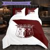 Braga FC Themed Bedding 3Pcs Duvet Cover Set Decorative Bed Linen For Teen Room Home Decoration