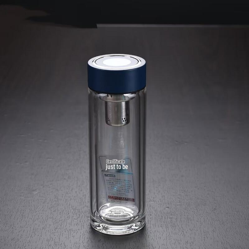 Duo Li Double-wall Business Glass Water Cup