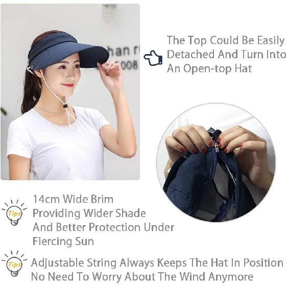 Wide Brim Sun Hat – Multifunctional UPF 50 Protection Bucket Fishing Hat Cap