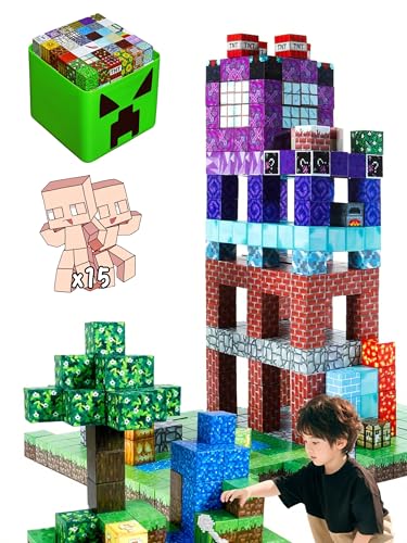 

Магнитные кубики AAGWW, всего 245 деталей, Коробка для упаковки, 150 фиксированных дизайнов + 95 случайных дизайнов, 20 фигурок, 50 наклеек, Мешок для хранения, Контейнер для хранения, Обновл