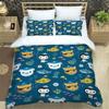 3D The-Octonauts Printed Bedding Sets Exquisite Bed Supplies Set Duvet Cover Comforter Set Bedding Set Luxury Birthday Gift