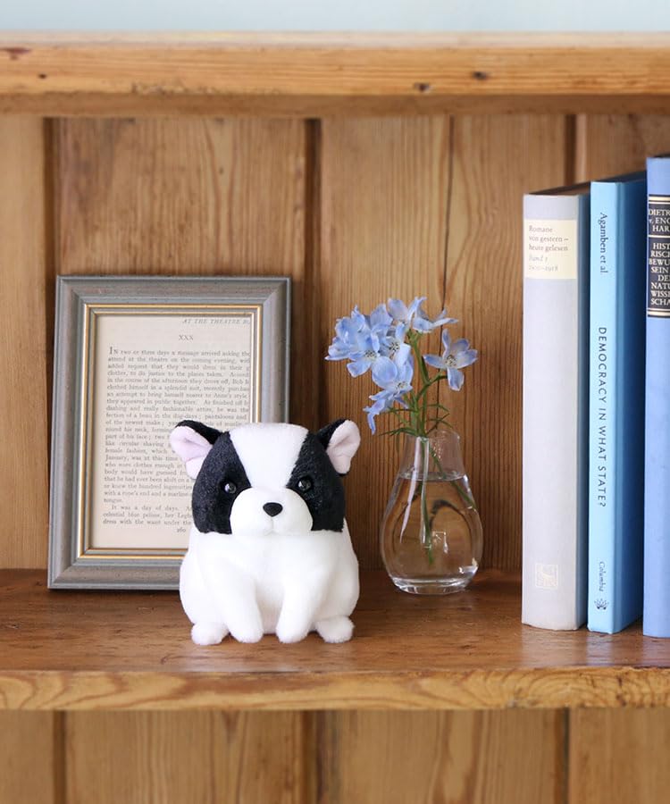 Bleu Bleuet Chubby Dog Plush Toy (French Bulldog)