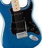 Squier by Fender Electric Guitar Affinity Maple Black Lake Placid Blue with Soft Case Series™ Stratocaster®, Fingerboard, Pickguard,
