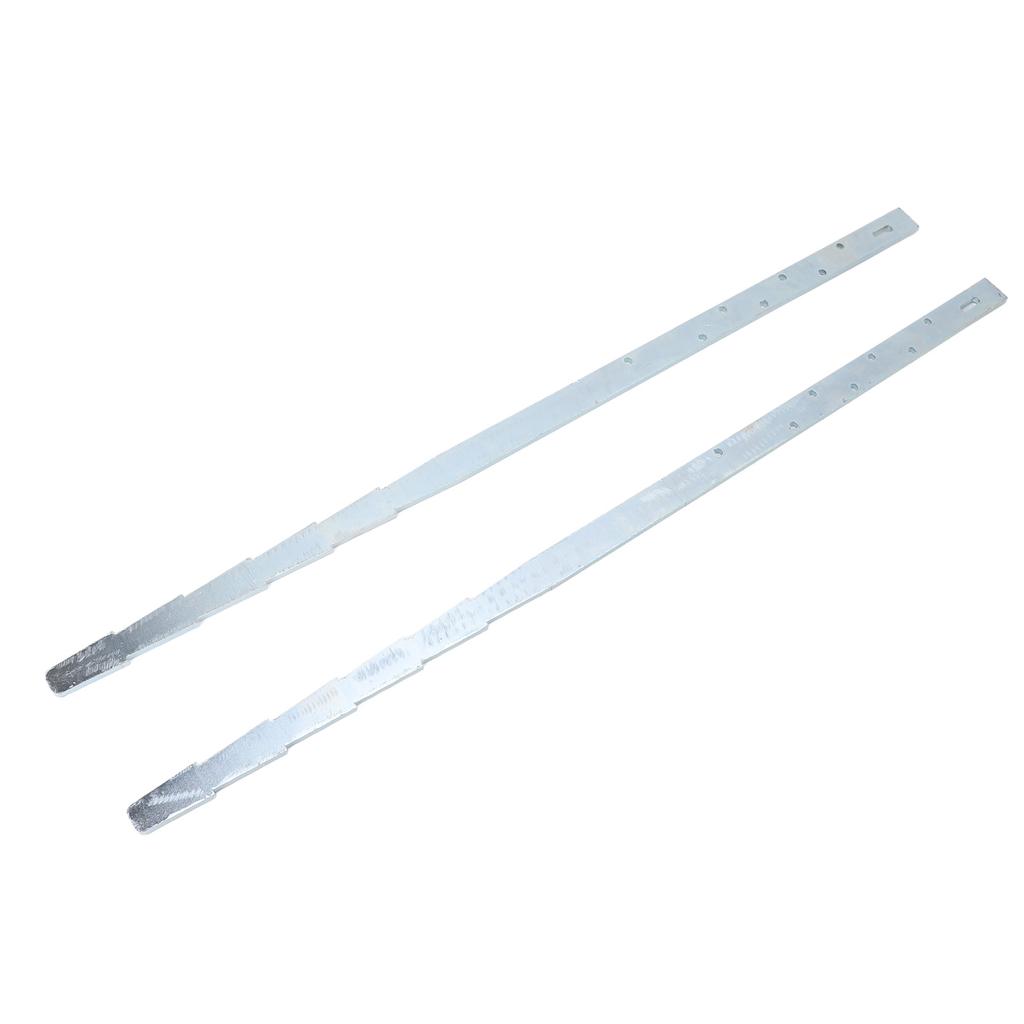 2 Pack Fence Post Repair Stakes Heavy Duty Steel Long Lasting 74cm for Fixing Damaged Wood Fences