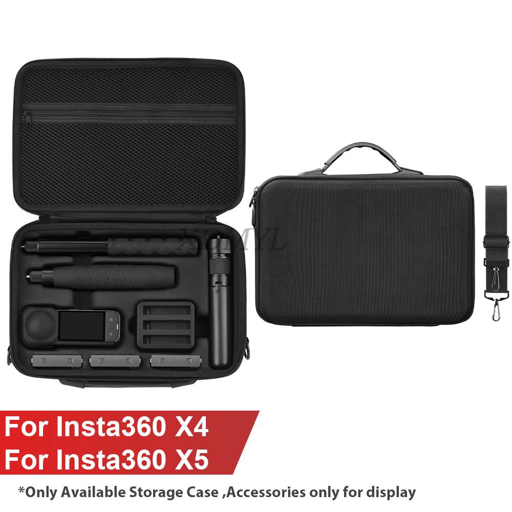 

Large Capacity Carrying Case For Insta360 X5 Storage Bag Waterproof Protective Shoulder Bag For Insta360 X4 Camera Accessories