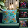 Marine Life Fashion Cushion Cover Natural Linen Pillow Case DoubleSided Print Decorative Sofa Pillowcase Home Decor Gift