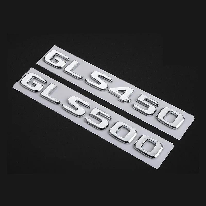 ABS 3D Chromowane Litery Na Bagażnik Samochodu Emblemat Logo DTETTY Mercedes GLE 350 450 500 W166 W167 GLS 450 500 X166 X167 Akcesoria z Napisem