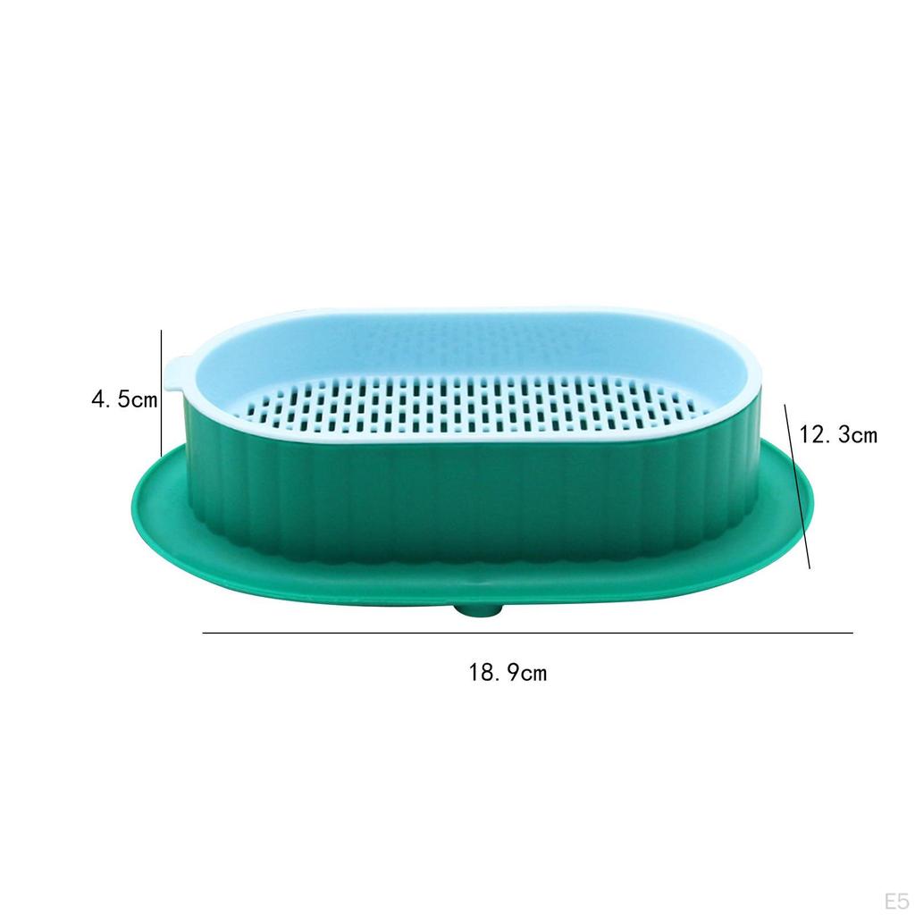 Tray Catnip Cultivation Box Wheatgrass Grower Detachable Pet Cats Grass Growing for
