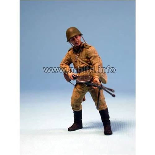 Master Box 1/35 Scale Soviet Infantry Commemorative Photo Shoot, Winter 1944, 5-Piece Set, Plastic Model Kit MB35029
