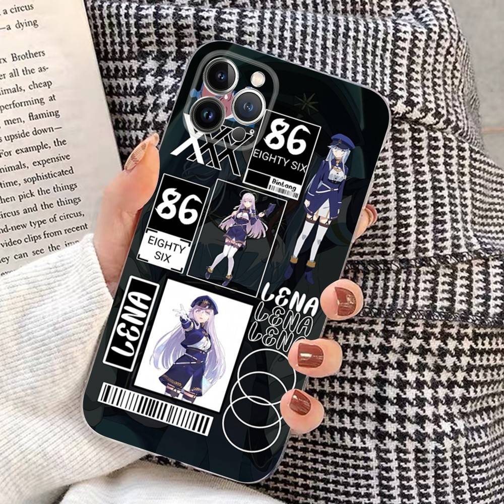 Anime 86 Eighty Six Phone Case For IPhone 16 15 14 11 12 13 Mini Pro XS Max Cover 6 7 8 Plus X Funda Shell